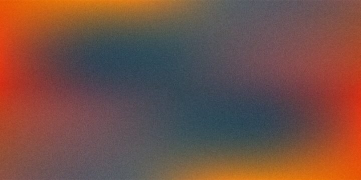 Fiery red brown burnt orange copper black abstract background. Geometric shape. Color gradient. 3d effect. Noise rough grungy grain. Neon light metallic. Design. Template. Web banner. Wide. Panoramic.