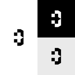 h initial monogram vector icon illustration