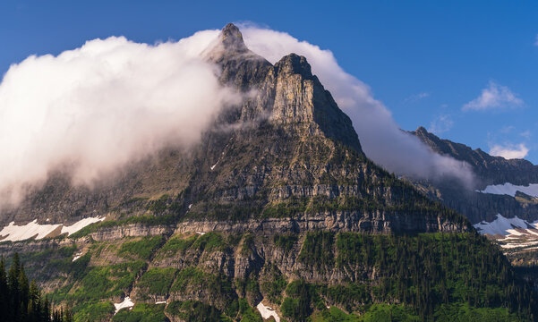 Mountain Piercing the Clouds