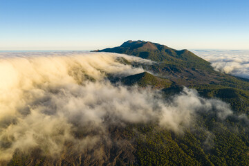 Cloud waterfall, Cumbre Nueva, La Palma, Canary Islands