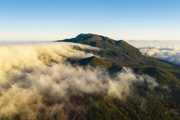 Cloud waterfall, Cumbre Nueva, La Palma, Canary Islands