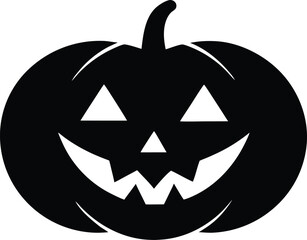 Fototapeta premium Halloween pumpkin graphic design | Isolated spooky holiday element