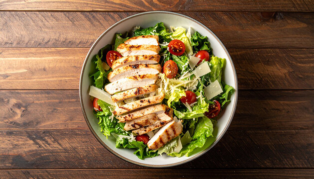 Grilled Chicken Caesar Salad