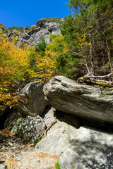 Smugglers Notch in Stowe, Vermont