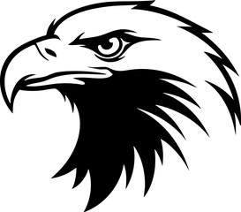 Fototapeta premium American Eagle Mascot - Flat Design