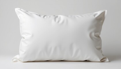 Soft White Pillow on Minimalistic Background for Home Decor and Interior Design Inspiration