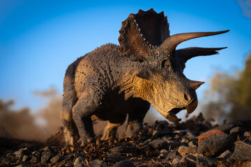 triceratops figure at nature