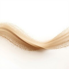 Winding trail of moving sand particles creates a captivating visual flow