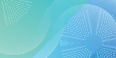 Modern abstract bright blue green gradient illustration background with simple pattern. Cool design.