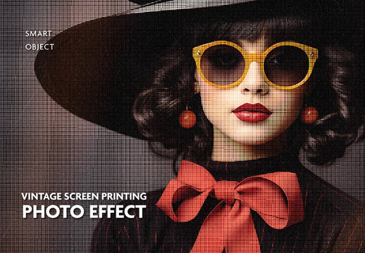 Vintage Printing Photo Effect