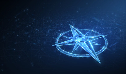 Digital compass. Business strategic explorer, Vision crisis, Mission path, Agency creative, Digital strategy, Market decision, Achievement strategy, Financial stock, Company vision concepts

