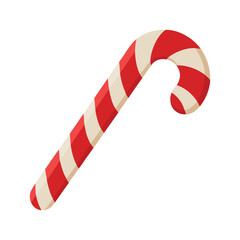 A candy cane art for Christmas