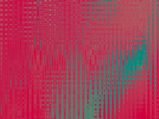 Red green abstract design for December winter holidays shows delicate lacy lines & bubbles. Events need bright color introductions. Background in red green layout.