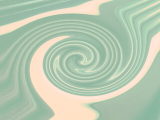 A continuum of never ending circles enters & leaves the page in abstract form. See a puzzle of curves, swirls, and lines. You are lead in a maze as textures change from rough to smooth. Aerial view? 