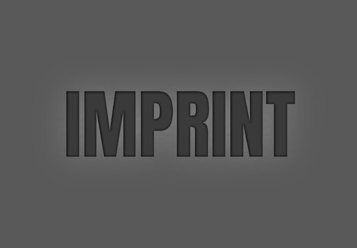 Black And Gray Debossed Realistic Text Effect Embossed Bold Font
