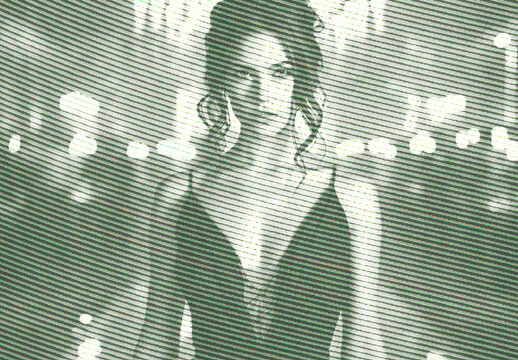 Green And Black Engraved Money Photo Effect