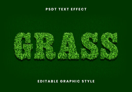 Grass Text Effect