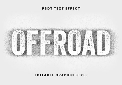 White And Black Dirty Text Effect Grunge Spray Bold Font