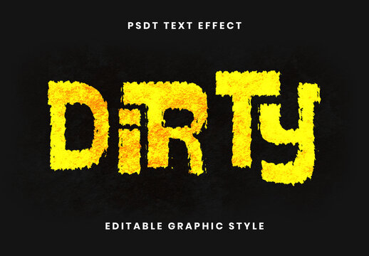 Grunge Distressed Text Effect