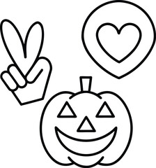 Vibrant neon lights illuminating a stylized cityscape at night abstract design isolated on transparent background