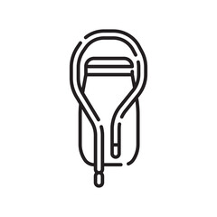 hydrator black line icon. Vector isolated element