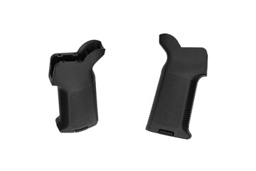Black Polymer Rifle Pistol Grip White