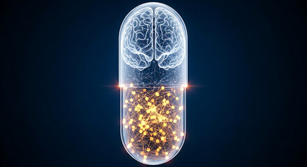 Brain Health Pill Design Concept for Cognitive Enhancement and Mental Well-being