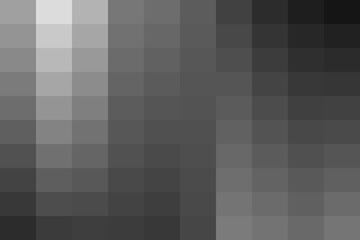 Abstract grayscale pixelated gradient pattern with varying shades of gray, creating a subtle visual texture and depth