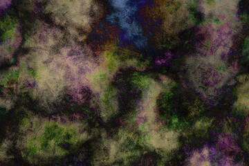 Abstract colorful grunge artistic brush stroke texture Background