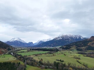 Fototapeta premium steirisches Ennstal, Gesäuse-Eingang, Steiermark