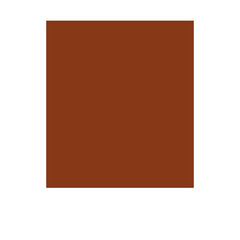 Blank Vintage Photo Frame Template with Brown Space on Black Background for Design Mockup