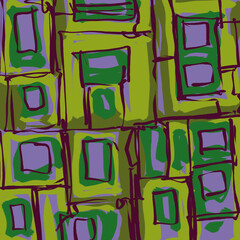 Minimal abstract image for printing. Picture for modern interiors. The picture is painted by hand on a tablet.