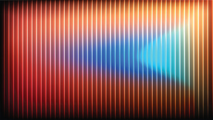 Futuristic holographic energy — digital pattern with motion, glow, and atmospheric reflection effects