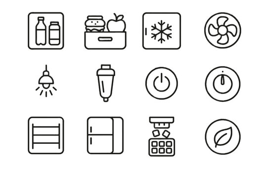 Compartment filter icon drawer mini maker vector light organizer section fridge water