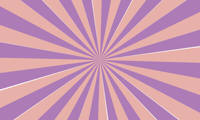 Purple and peach sunburst pattern background