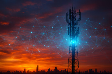 6g mobile phone antenna high voltage power lines