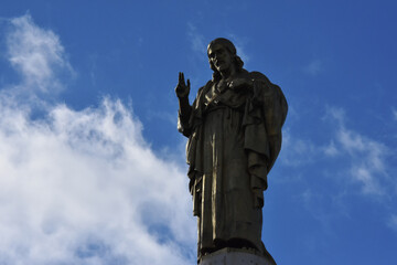 statue du christ à bilbao, Espagne 