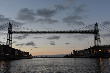 le plus vieux pont transbordeur du monde Biscaye, Espagne 