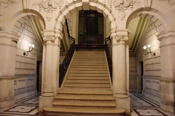 Couloir Bibliotheque de Bilbao, Espagne 