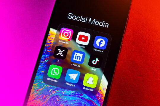 Instagram, YouTube, TikTok, and other social media platforms shaping the future of online communication. Leading apps redefining global social interaction and digital trends.