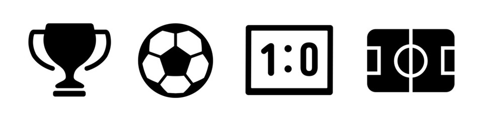 soccer icon set. football icon