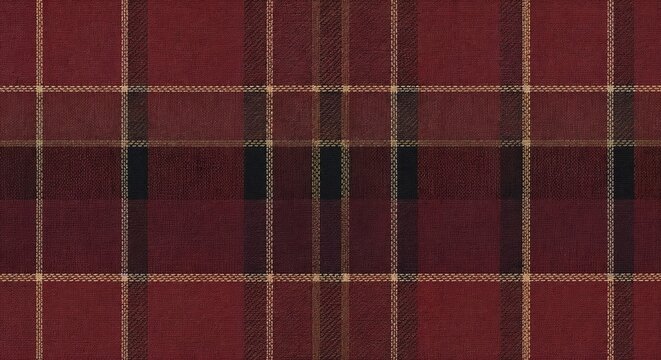Burgundy fabric check pattern for backgrounds  