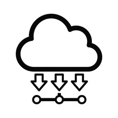 cloud vector illustration.eps