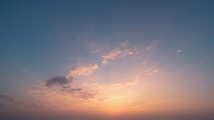 Fototapeta premium Beautiful Cloudy Sky on Sunny Day – Clear Weather Background