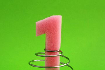 Number one trapped in a metal spiral, obstacles that prevent progress