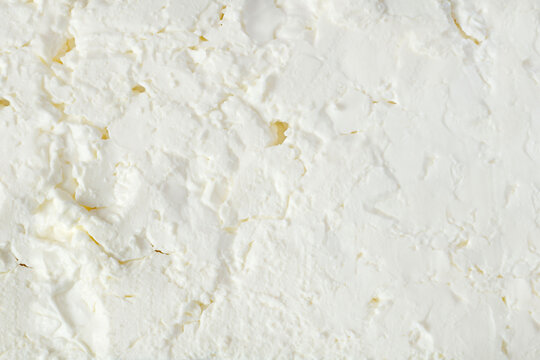 Cottage cheese close up background