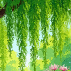 Various oil paintings, flowers, cats, dogs, leaves, roses, peonies, ducks, birds, oceans, butterflies, lakes, mountains, cranes, tulips