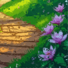 Various oil paintings, flowers, cats, dogs, leaves, roses, peonies, ducks, birds, oceans, butterflies, lakes, mountains, cranes, tulips