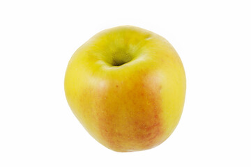 Yellow apple Golden isolated on white background. Close-up
