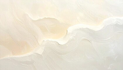 マットなアイボリーとペールクリームのブレンド背景 柔らかな光と紙の質感